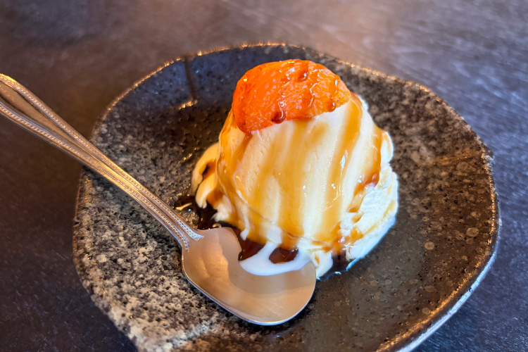 芳花園<br>食後のアイスクリーム<br>