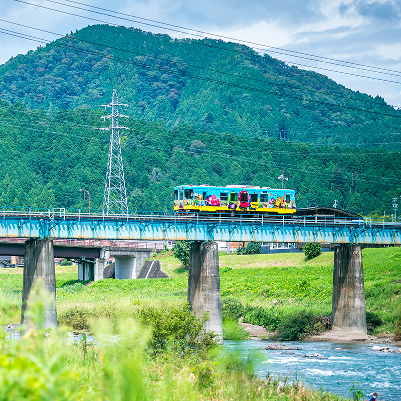Nagaragawa River Rafting trains
