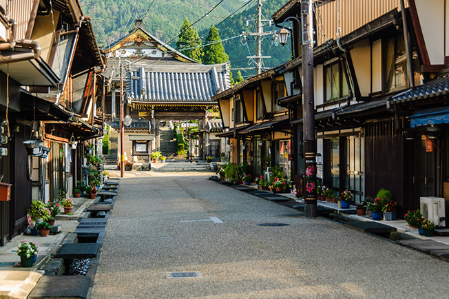 郡上八幡の町並み